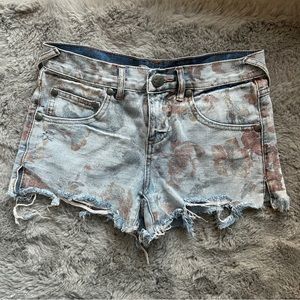 Free People denim shorts
